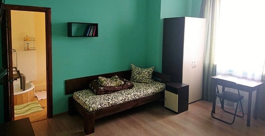одноместный номер пансионата в дмитровке